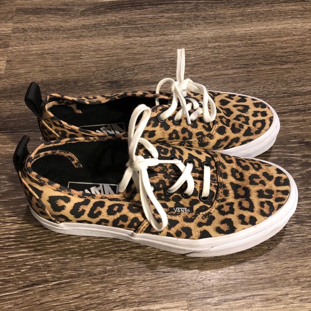 Cheetah print Vans